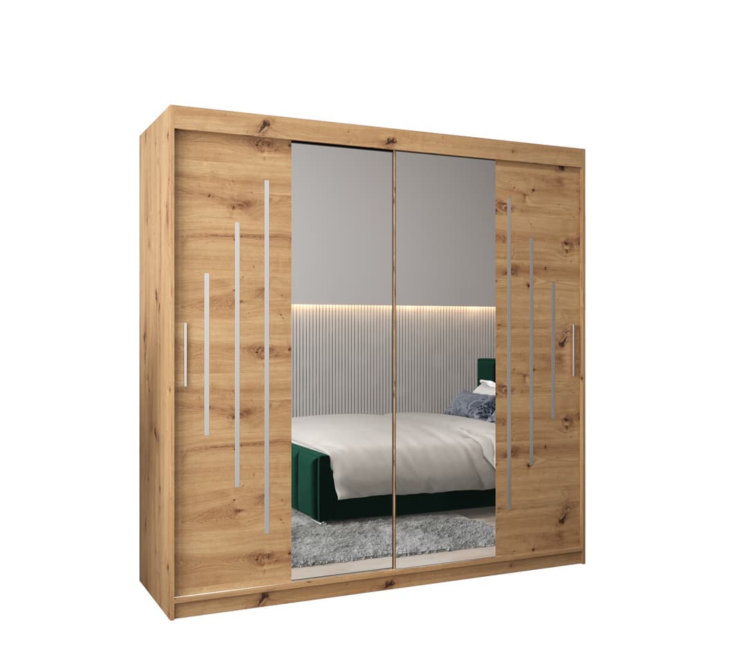 York I Sliding Door Wardrobe 200cm