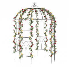 203 x 203 x 296 cm Birdcage Shape Metal Gazebo Pergola