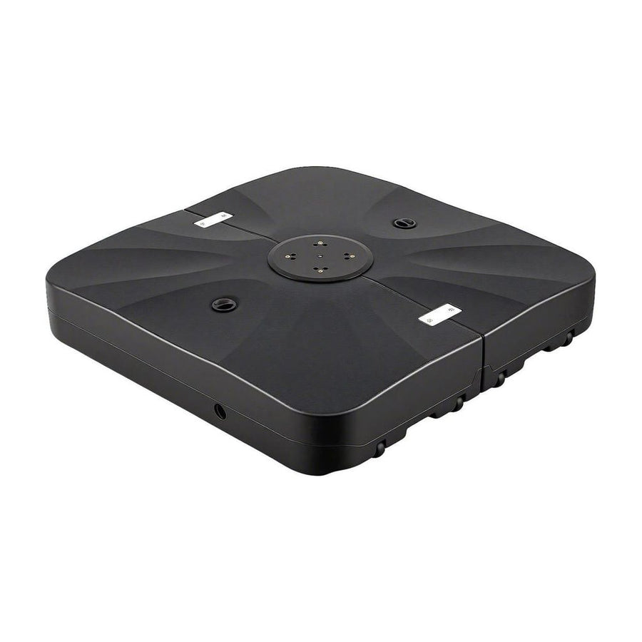 210 KG Outdoor Cantilever Umbrella Base with Wheels-Black