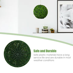 2 Pieces Artificial Topiary Balls Faux Decoration Plant