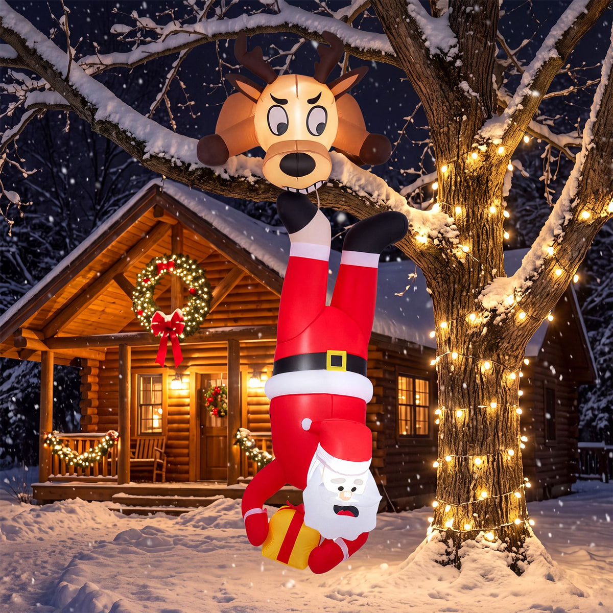 240 CM Inflatable Roof Hanging Christmas Indoor Outdoor Decoration, image 6