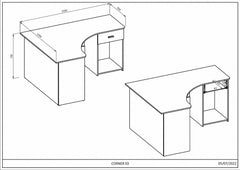 Corner Desk 155cm