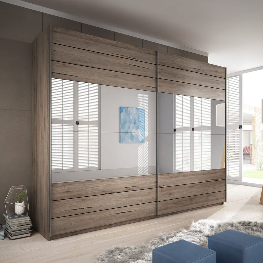 Galaxy Sliding Door Wardrobe [Mirror]