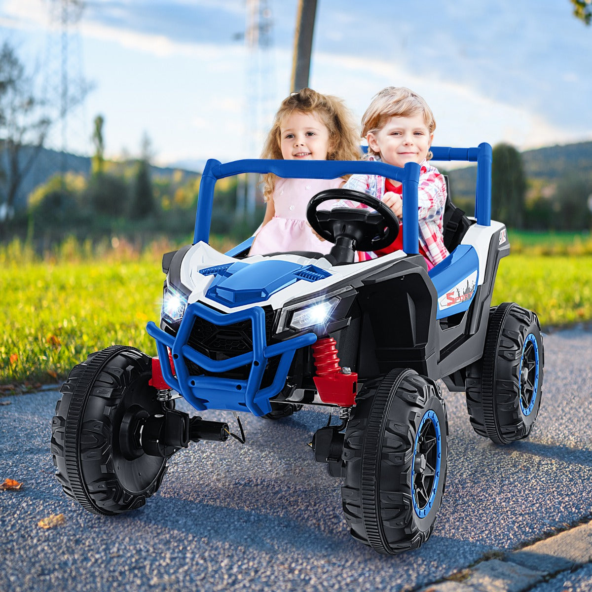 24V 2-Seater Ride On UTV for Kids 4WD/2WD Switchable with Remote & Music