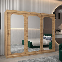 Uppsala T3 Sliding Door Wardrobe 250cm