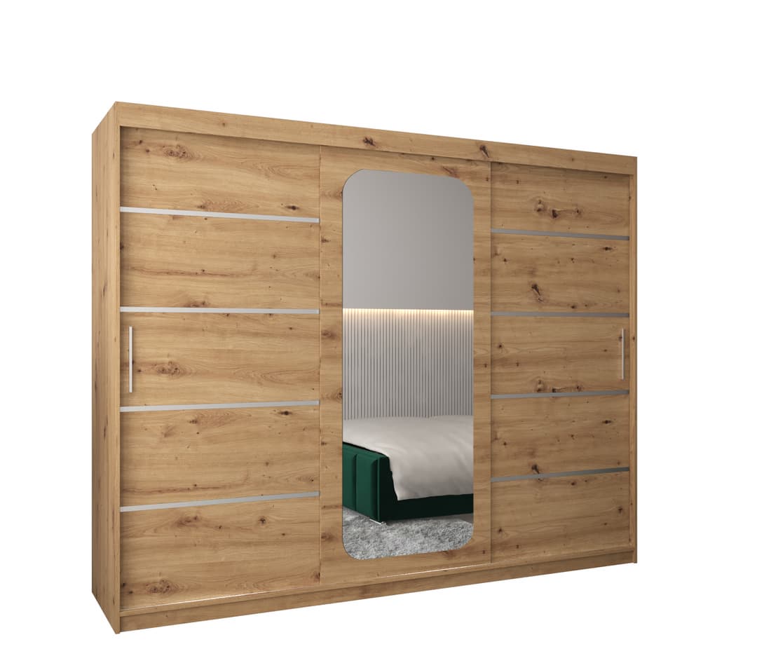 Uppsala V2 Sliding Door Wardrobe 250cm