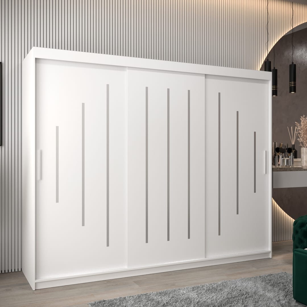 York Sliding Door Wardrobe 250cm