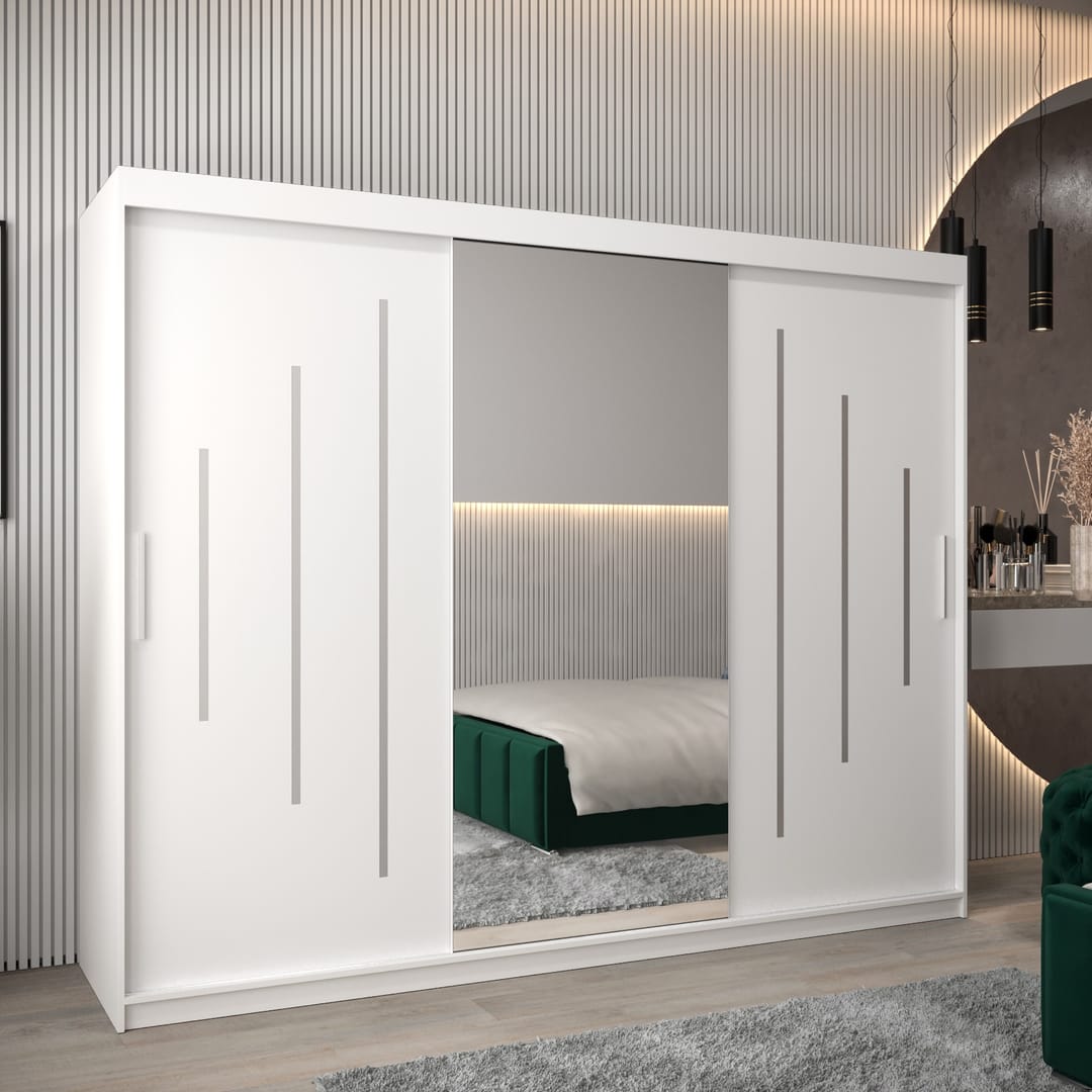 York I Sliding Door Wardrobe 250cm