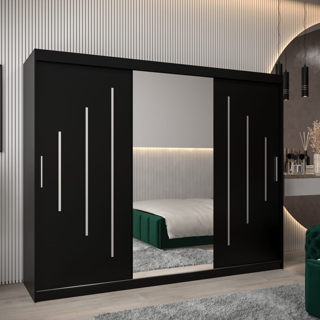 York I Sliding Door Wardrobe 250cm