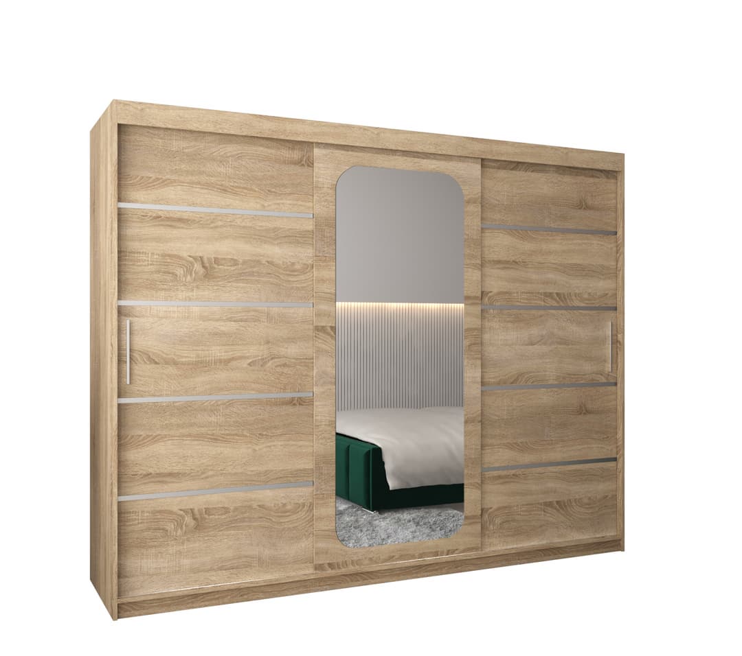 Uppsala V2 Sliding Door Wardrobe 250cm