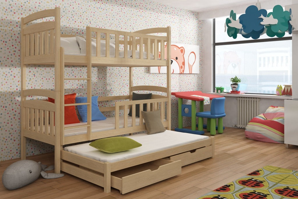 Viki Bunk Bed with Trundle and Storage - product image 9