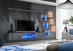 Switch XXI Wall Entertainment Unit For TVs Up To 75"