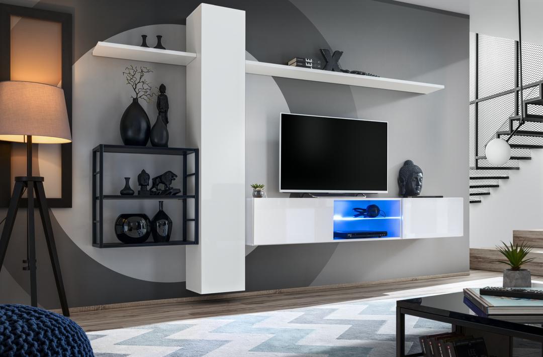 Switch Metal V Entertainment Unit For TVs Up To 75"