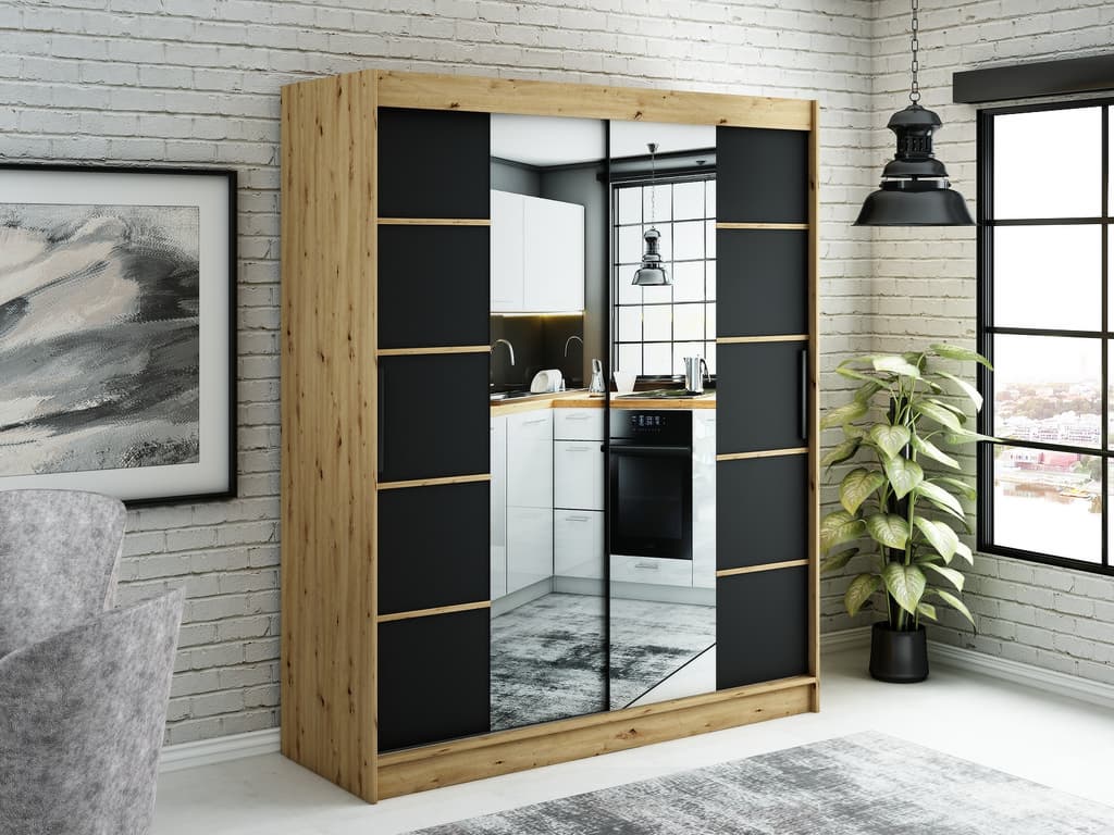 Leto V4 Sliding Door Wardrobe 180cm