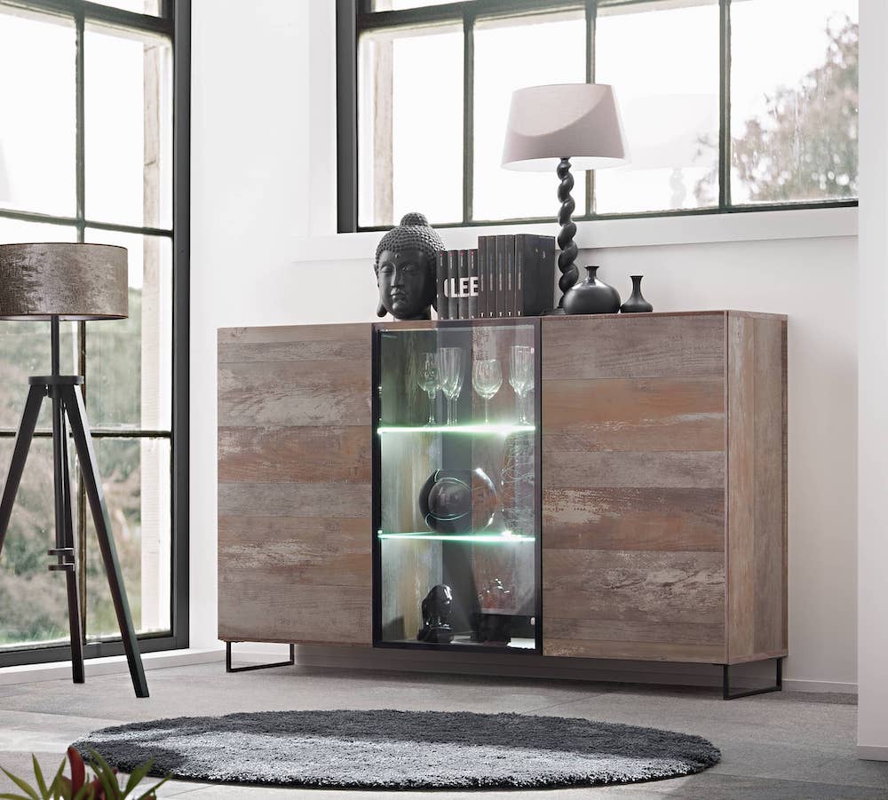 Plank Display Cabinet 150cm