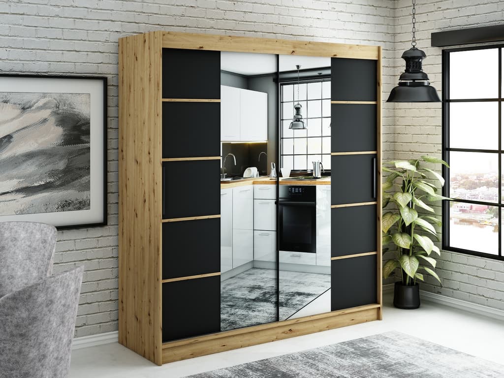 Leto V4 Sliding Door Wardrobe 200cm