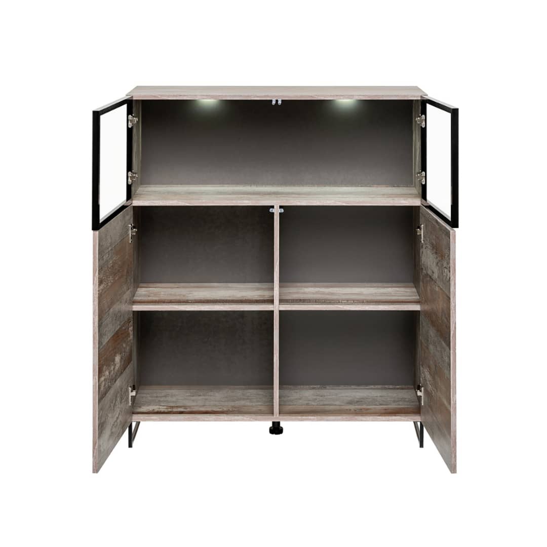 Plank Display Cabinet 100cm