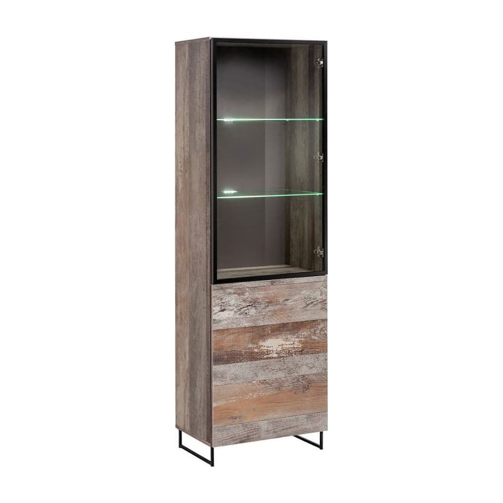 Plank Tall Display Cabinet 60cm