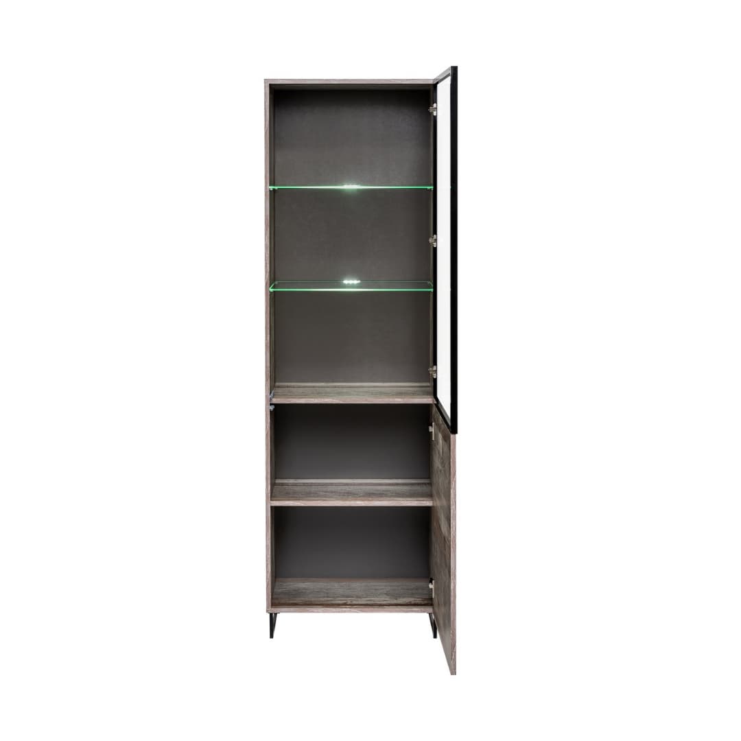 Plank Tall Display Cabinet 60cm