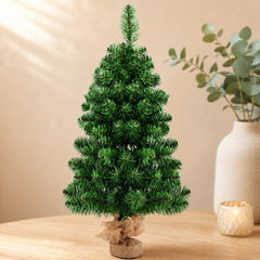 2FT/3FT Mini Artificial Tabletop Christmas Tree w/ Burlap Base-3FT