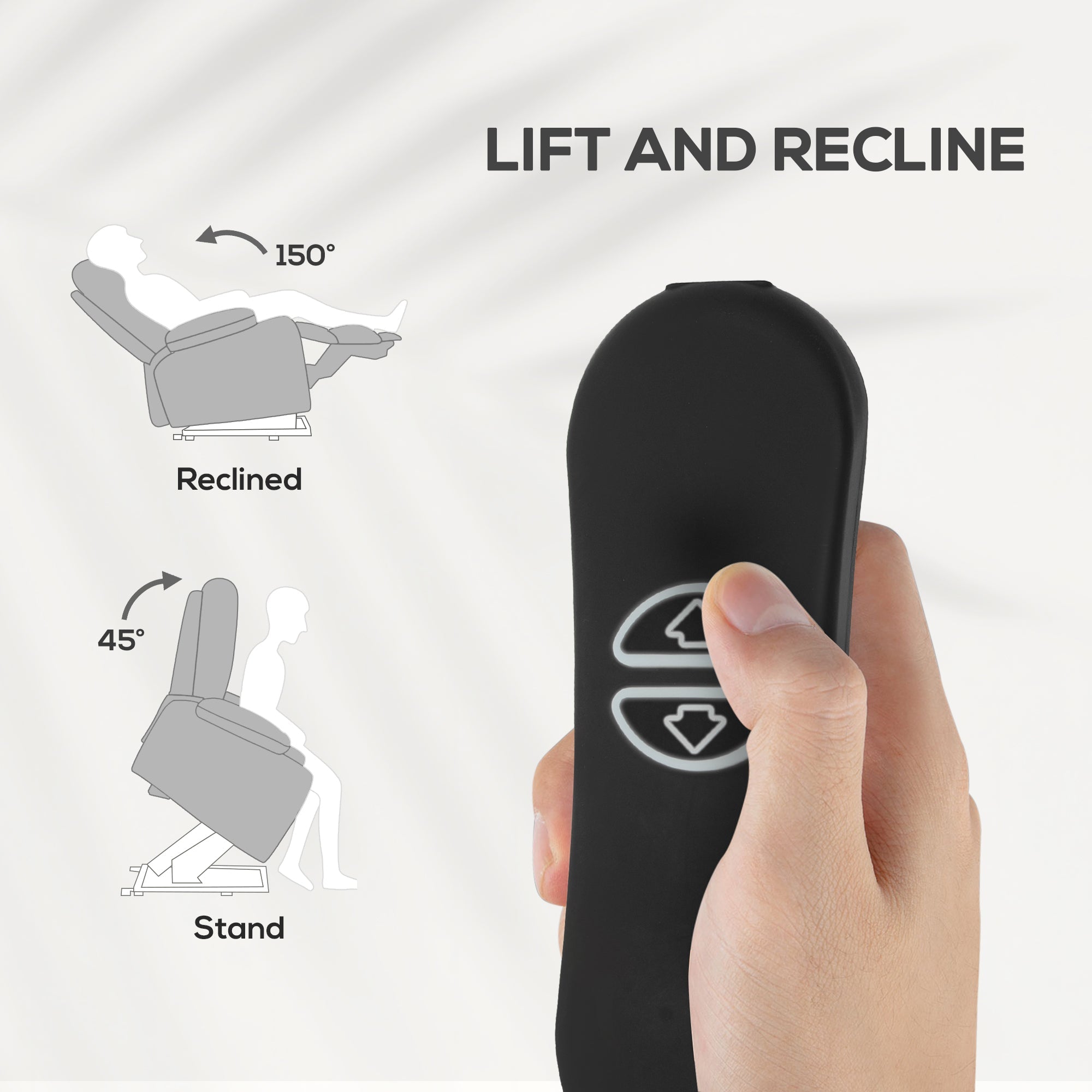 HOMCOM Velvet-Feel Electric Riser Recliner Chair - Grey