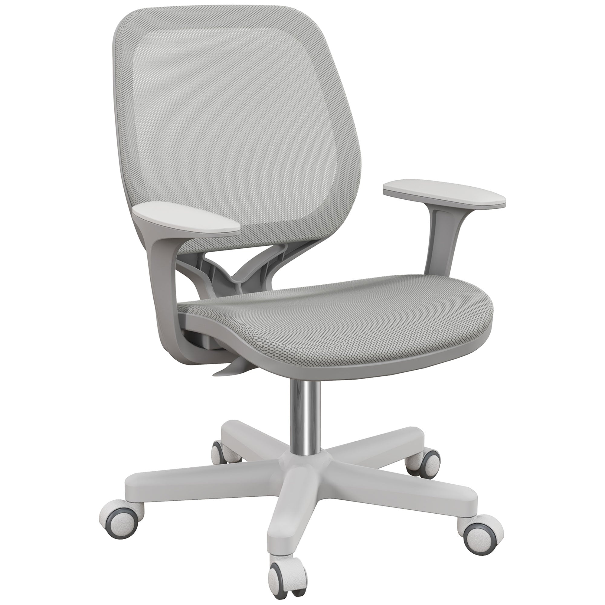 Vinsetto 44-56cm Mesh Back Office Chair - Grey