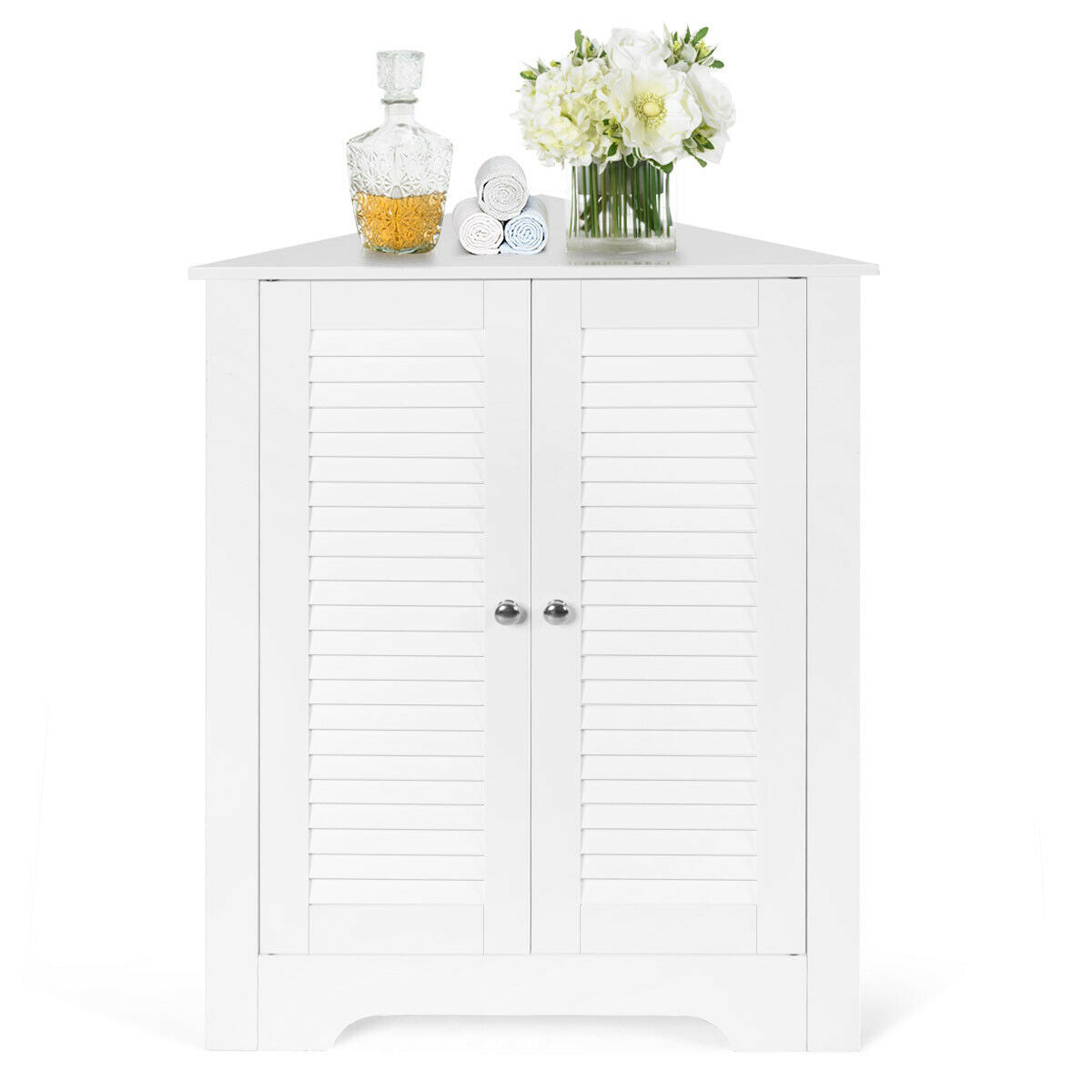 Corner Storage Cabinet Display Unit