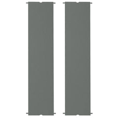 Outsunny 2 Pcs UV Protection Pergola Replacement Canopy, Pergola Shade Cover, Easy to Install, for 3 x 3(m) Pergola, Dark Grey