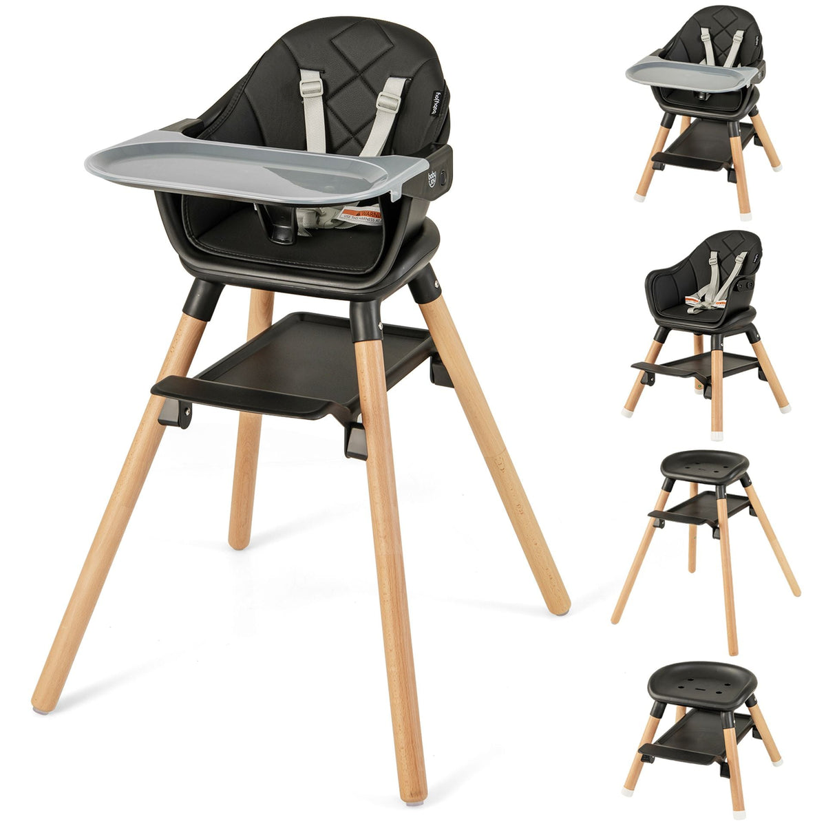 3 in 1 High Chairs in Black