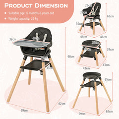 3 in 1 High Chairs in Black, image 5