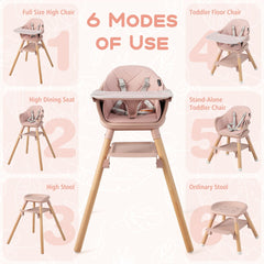 3 in 1 High Chairs in Pink, image 6