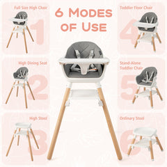 3 in 1 High Chairs in White, image 6