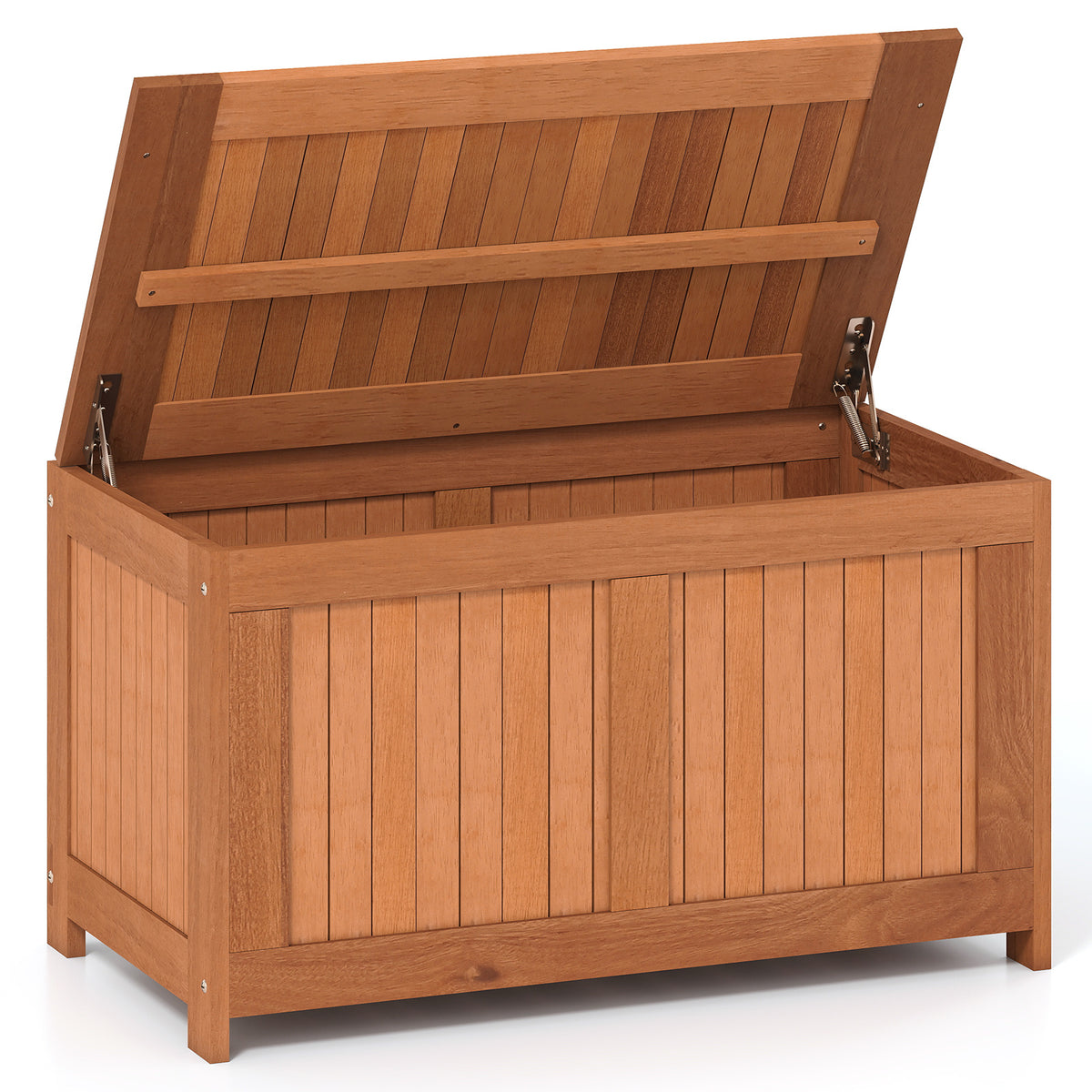 3-in-1 Patio Storage Bench Stool with Flip Top for Cushions