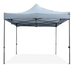 300 x 300 cm Outdoor Pop up Canopy Tent with Wheeled Bag-Grey