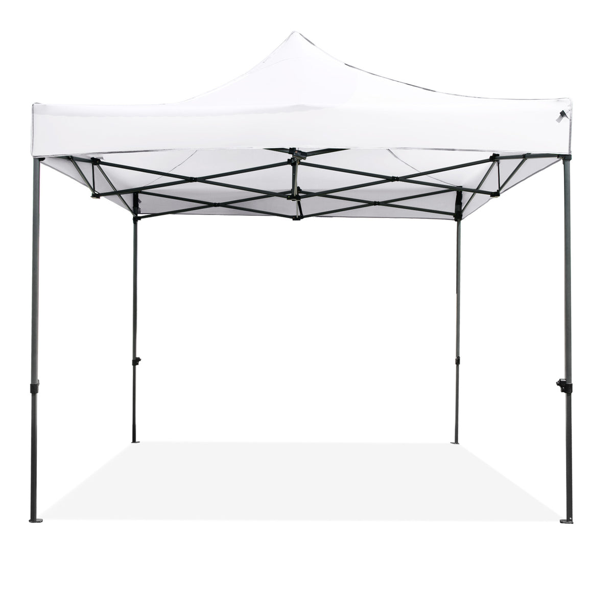300 x 300 cm Outdoor Pop up Canopy Tent with Wheeled Bag-White
