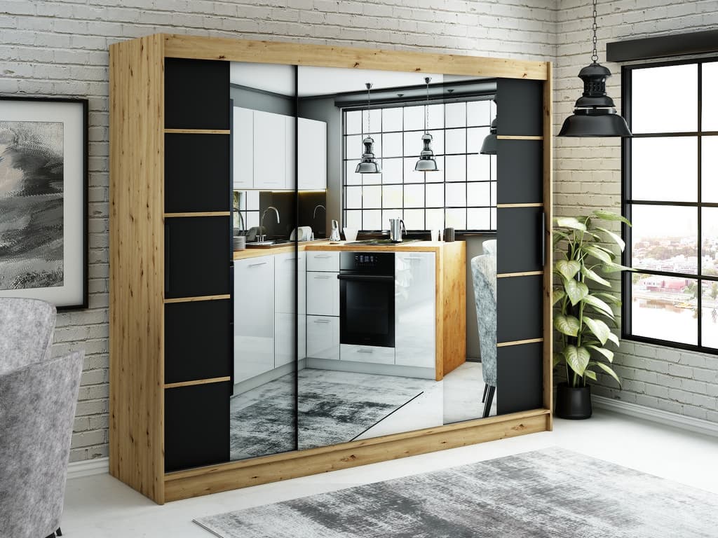 Leto V4 Sliding Door Wardrobe 250cm