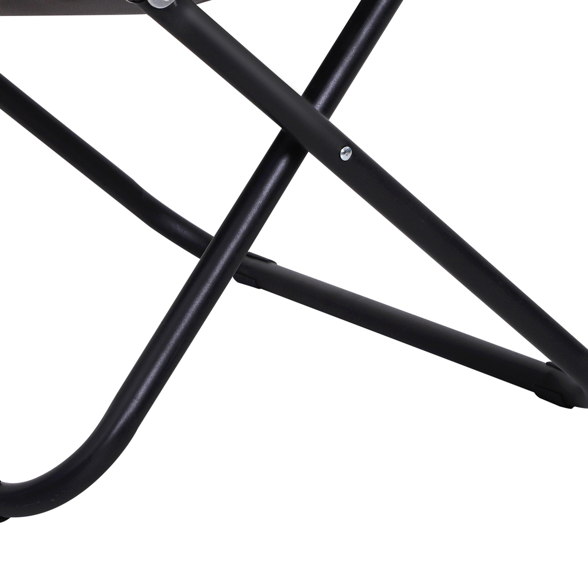 Outsunny Camping Moon Chair, Portable Folding Camping Chair for Adults with Wide Padded Oxford Seat for Outdoor Camp, Travel, Fishing, Beach, Grey