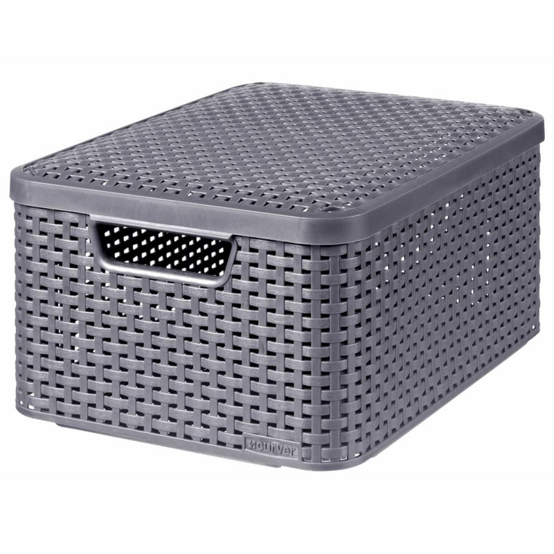 Curver Style Storage Boxes with Lid 3 pcs Size M Anthracite