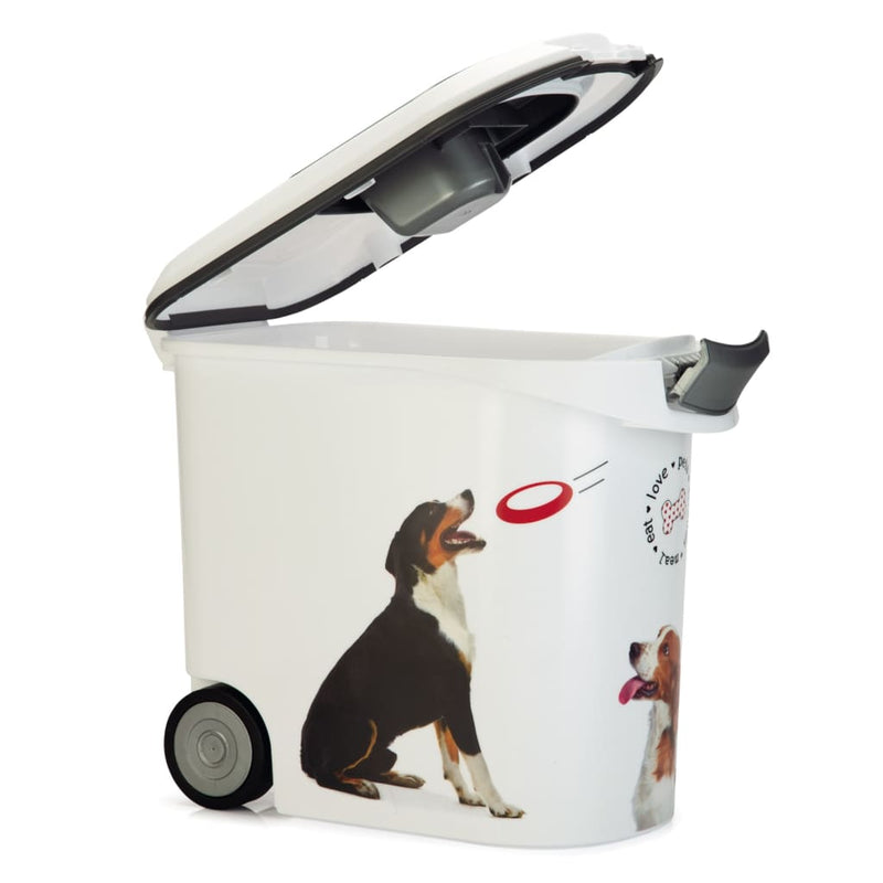 Curver Pet Food Container Dog with Wheels 35L