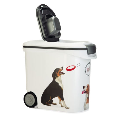 Curver Pet Food Container Dog with Wheels 35L