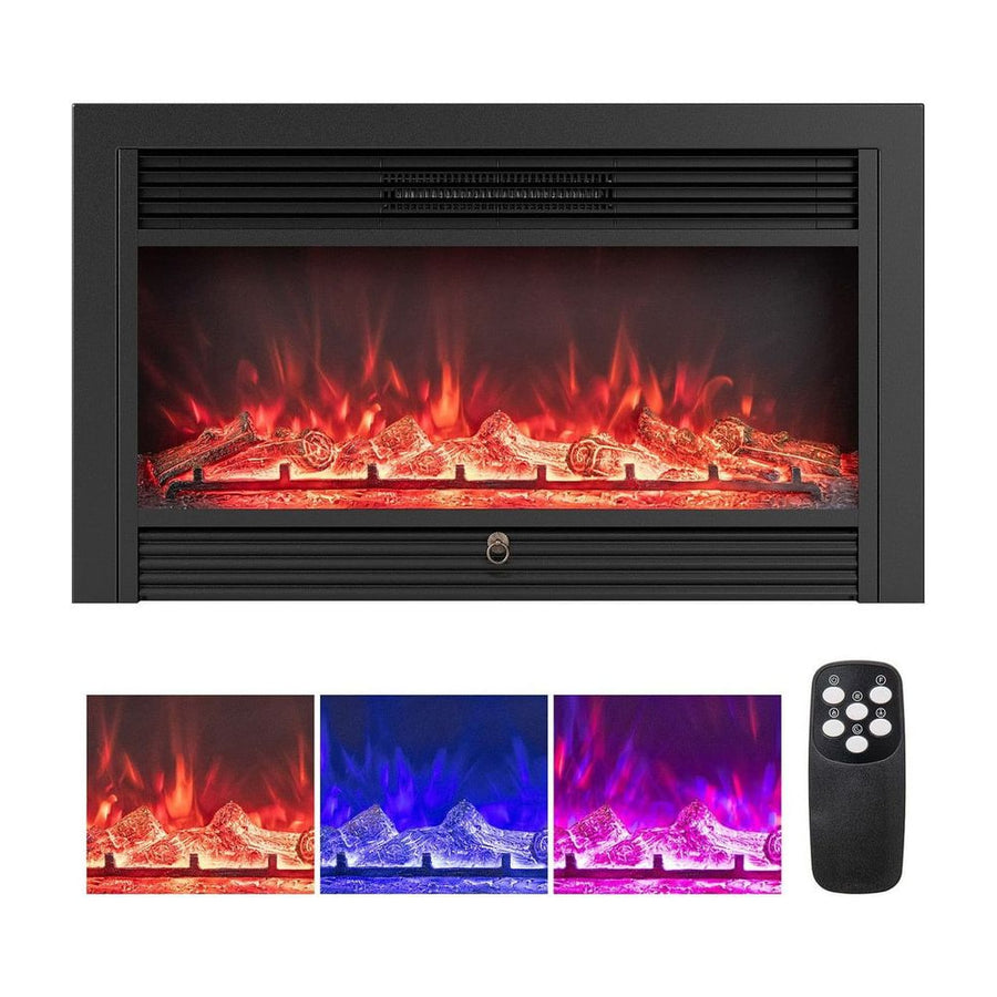 36-Inch Electric Fireplace Insert with Remote Control-36 inch