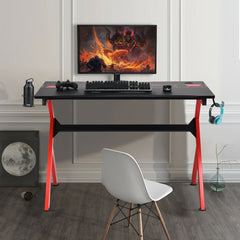 Gaming Computer Desk with Headphones Holder