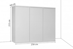 Arti 2 - 3 Sliding Door Wardrobe 250cm