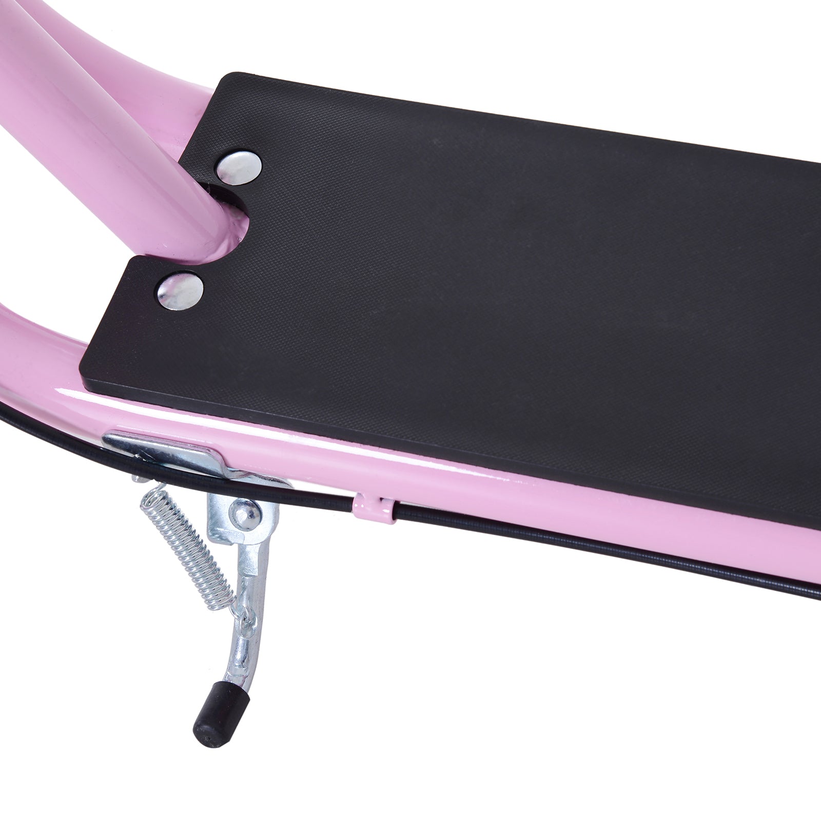 HOMCOM Stunt Scooter, Kids Scooter with 16" Big Wheels, Adjustable Height, Dual Brakes, for Ages 5+ Years, Pink