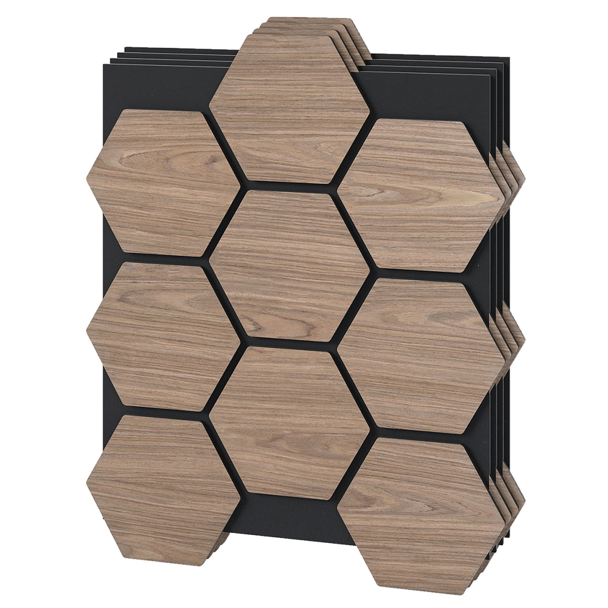 4 Pack Acoustic Panels for Walls 81 x 66 cm Sound Absorbing Panel-Natural