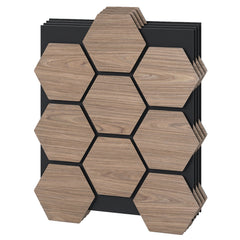 4 Pack Acoustic Panels for Walls 81 x 66 cm Sound Absorbing Panel-Natural