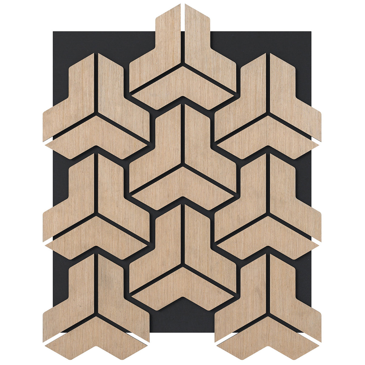 4 Pack Acoustic Panels for Walls 83 x 65 cm Sound Absorbing Panel-Natural