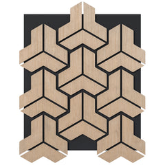 4 Pack Acoustic Panels for Walls 83 x 65 cm Sound Absorbing Panel-Natural
