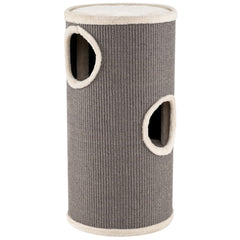 4-Story Cat Condo with Sisal Scratching Pad for Indoor Cats-Grey