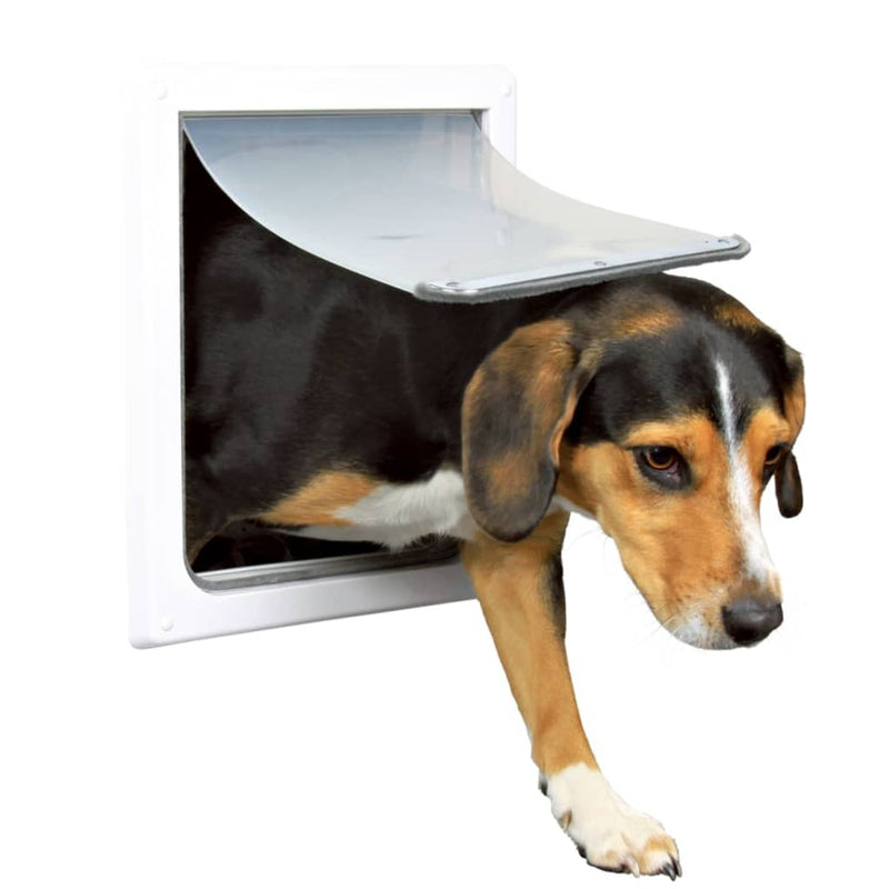 TRIXIE 2 Way Dog Flap Size S-M 30x36 cm White 3878